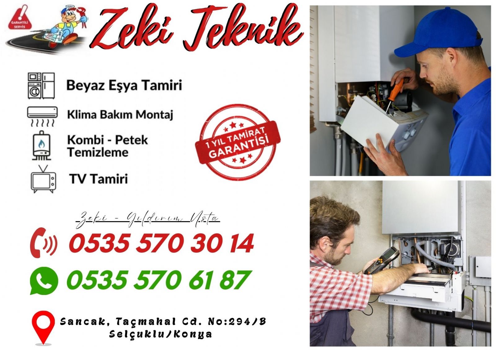 Selçuklu Kombi Servisi Konya